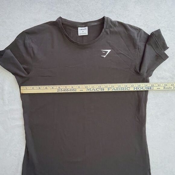 Gymshark Critical T Shirt Mens Size M Black Crew Neck Slim Fit Short Sleeve - Picture 7 of 8